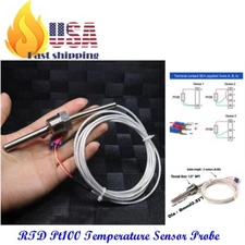 RTD Pt100 Temperature Sensor Probe，3 Wire High Precise Accuracy Range:-50℃- 250℃