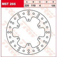 TRW Bremsscheibe (FüR: KTM SX 520 Racing 4T 00-02 Hinten )
