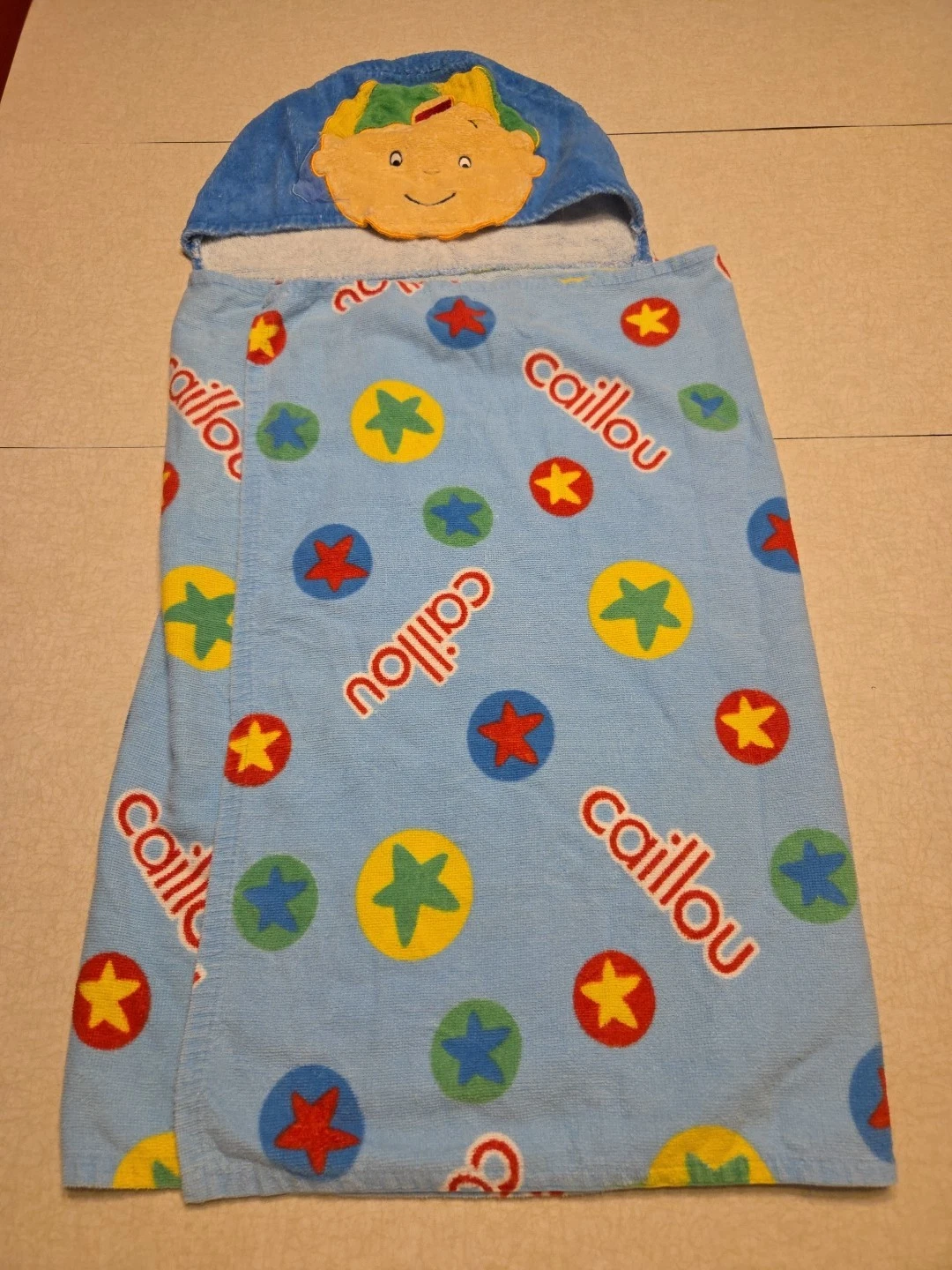 Caillou Hooded Towel Terry Cotton Children's Toddler