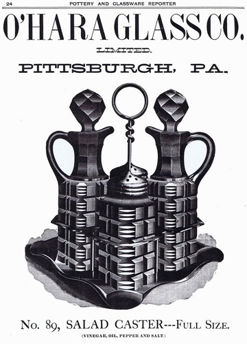 O'Hara Glass Co, 1875-92, history, ads, catalog reprint - Picture 2 of 2