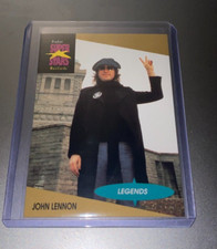 ProSet Music Super Stars Legends John Lennon Card in top loader
