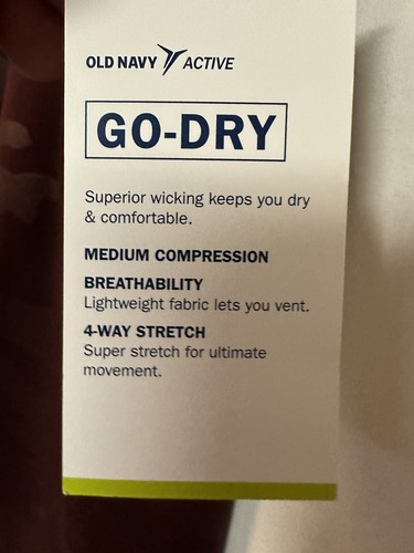 Old Navy Active Go Dry Girl's Size 6-7 Leggings Maroon Camo Print New Athletic - Picture 6 of 6
