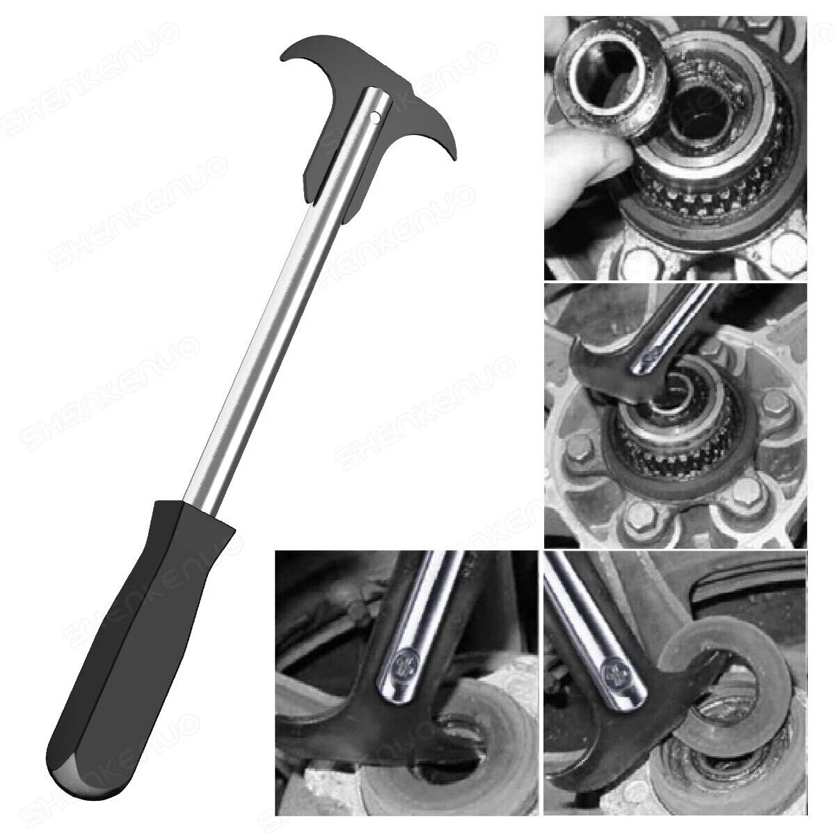 Oil Seal Puller Universal Oil Seal Removal Tool Dual Hook Tip