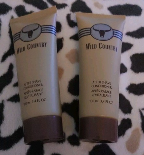 2 NEW AVON WILD COUNTRY FOR MEN AFTER SHAVE CONDITIONER 3.4 FL OZ Fast Ship
