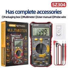 SZ304 Multifunction 1999 Counts Handheld Digital Multimeter True RMS
