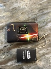 ¡NUEVO CON ETIQUETAS! Cartera Loumgefly Star Wars: Episodio II - El Ataque de los Clones con Cremallera Alrededor