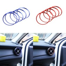 5 St&uuml;ck Aluminium Zierring F&uuml;r Mercedes Benz CLA GLA Klasse 13-18 L&uuml;ftungsd&uuml;sen