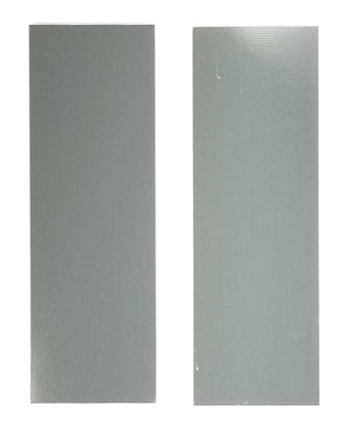 G10 GRAY 1/8 .125 x 6 x 2 (2) KNIFE / GUN HANDLE SCALE MATERIAL G-10 BLANKS