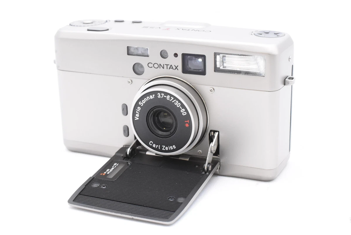 Contax TVS III Silver Point & Shoot 35mm Film Camera (t3778)