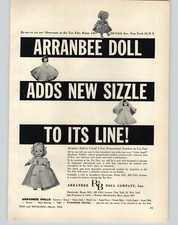 1954 PAPER AD Arranbee R B Dolls Little Angel Bride Toddler