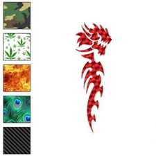 Dragon Tribal Art, Vinyl Decal Sticker, 40 Patterns  3 Sizes, 1095
