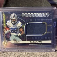 2022 Panini Elements CeeDee Lamb -  Frequency Game Used Mem Dallas Cowboys  