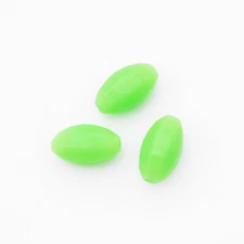 BLUEWING Glow Fishing Bead Oval Bait Soft Luminous Fishing Line Ball US Seller