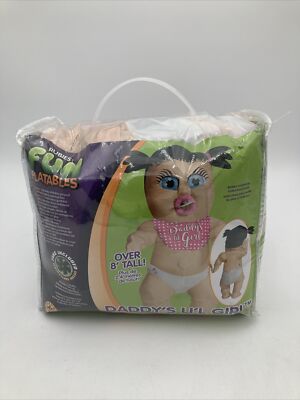 Rubie's Fun Flatables Daddy s Lil Girl Costume One Size Full Body 8 Ft Tall