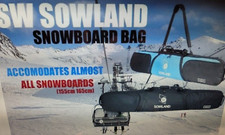 Sowland Padded Travel Snowboard Bag 165 cm Black