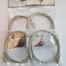 LOT OF 4 PS/2 6 pin DIN Male-Female Extension Cable Mouse, Keyboard, KVM 6FT NEW