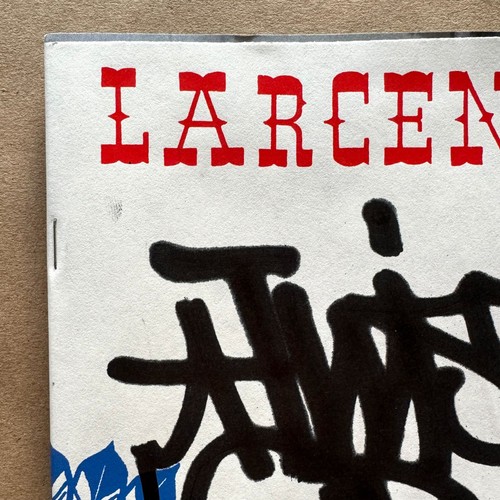 Barry McGee Larceny Signed Silk Screen Graffiti Art Zine Twist Handstyle Rare - Picture 2 of 9