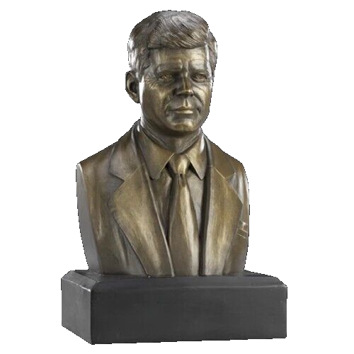President John F Kennedy Bronze 6" Sculpture Bust Collectible Statue New - Picture 1 of 1