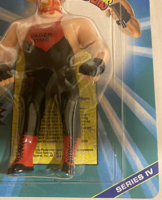 WWF Bend-Ems MOC Vader Wrestling Action Figure JusToys 1996 WWE