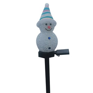 1 Pc Juego De JardÃn Navidad Muñeco De Nieve Luz Lámpara de enchufe de tierra para Patio JardÃn Patio | eBay