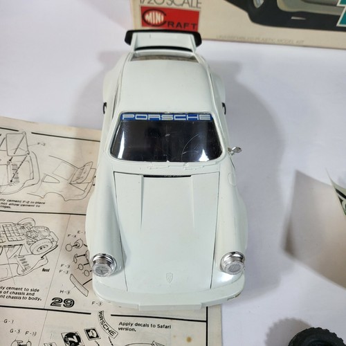 Vintage Porsche Turbo Mini Craft Model Car Kit 1/20 Scale Used READ - Picture 4 of 10