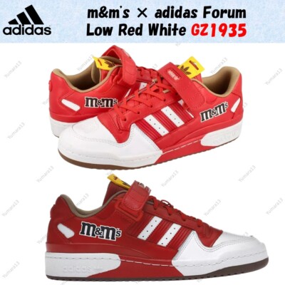 m&m's × adidas Forum Low Red White GZ1935 Men's Size