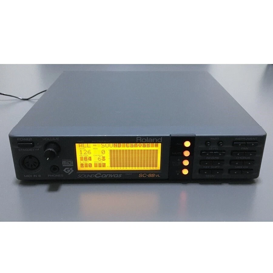 Roland SC-88VL Sound Canvas GS MIDI sound module Used Japan