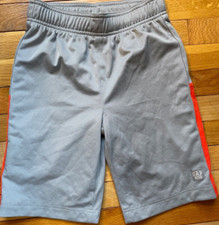 Boys Gap Fit Gray L LARGE 10 DRAWSTRING Athletic Shorts GAPKIDS