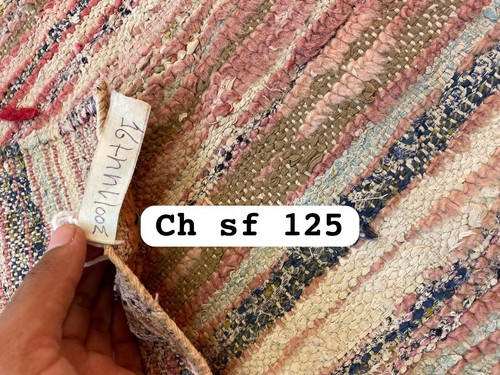 Stair Hallway Runner Rug Handmade Kitchen Floor Rug Indoor Outdoor Rug 3x4.7 ft - Picture 12 of 12