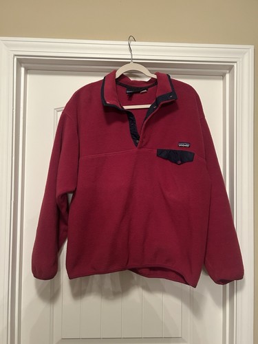 Patagonia Synchilla Snap Button Pullover Adult Size L Vintage - 第 1/3 張圖片