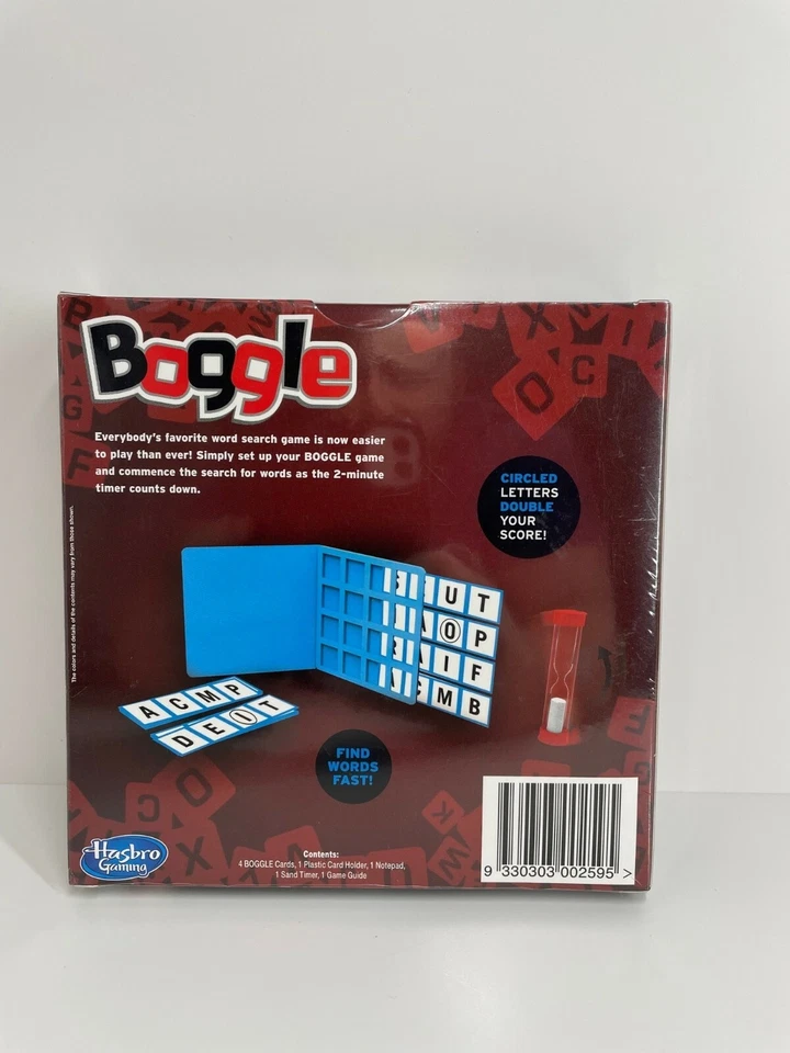 Boggle 2 minute word game travel size 8+ Hasbro Gaming - Image 2 of 4