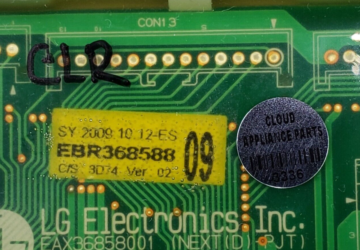 Genuine LG Dryer Control Board EBR36858809 Same Day Shipping & 60 