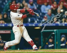 Signed  8x10 JEAN SEGURA Philadelphia Phillies  Autographed photo - COA 
