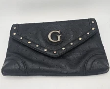 Guess Sammi Ostrich- Embossed Clutch without Strap