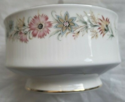 ROYAL ALBERT PARAGON BELINDA ZUCKERDOSE BONE CHINA 58mm hoch 102mm Durchmesser