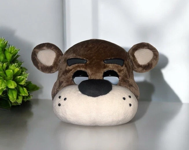 Freddy Fazbear Wearable Mask with Nose that Squeaks Adult Size READ DESCRIPTION - Image 2 of 4