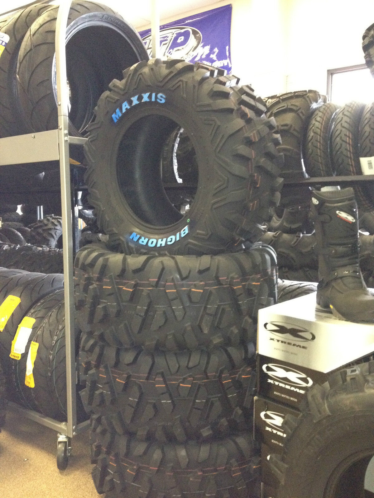 Maxxis Bighorn 26 Inch Set for 12" wheels (4 TIRE SET) ATV UTV 26x9x12 26...
