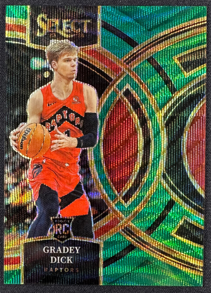 Gradey Dick 2023-24 Panini Select 42/50 Premier Green Wave RC #126