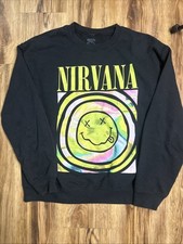 Nirvana Black Sweatshirt Medium 