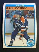 1982-83 O-Pee-Chee Hockey Paul Coffey Edmonton Oilers Card #101 Hall of Famer.