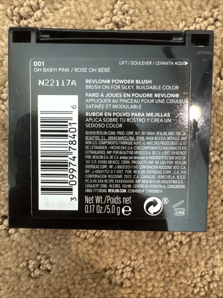 Revlon Powder Blush 001 Oh Baby! Pink, 0.17 oz New & Sealed - Image 4 of 4