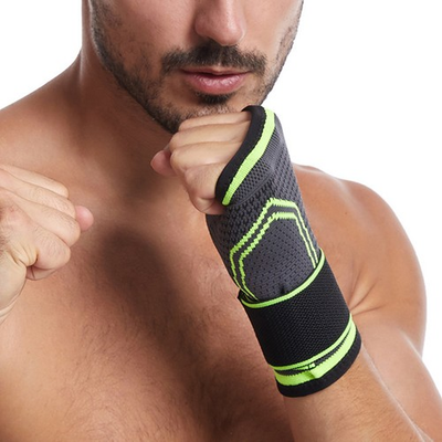 #ad #ad Compression Wrist Brace With Pressure Belt Sport Protection Wristband QAVO BIBX $12.24