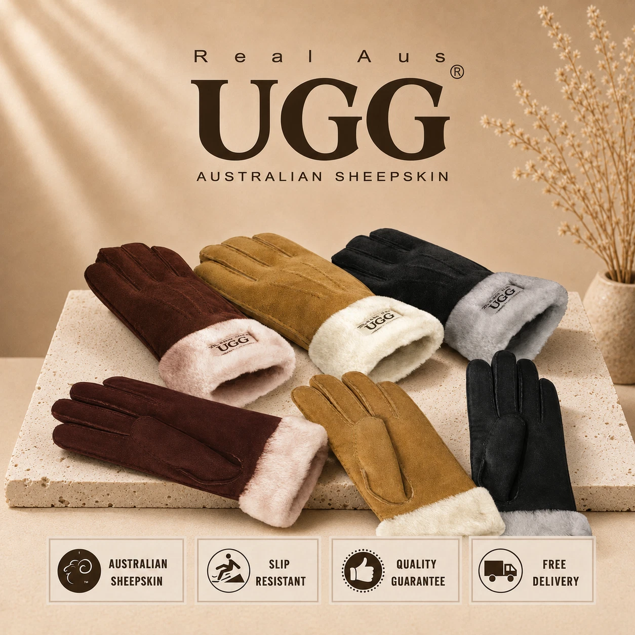 Women's Classic Sheepskin Gloves
