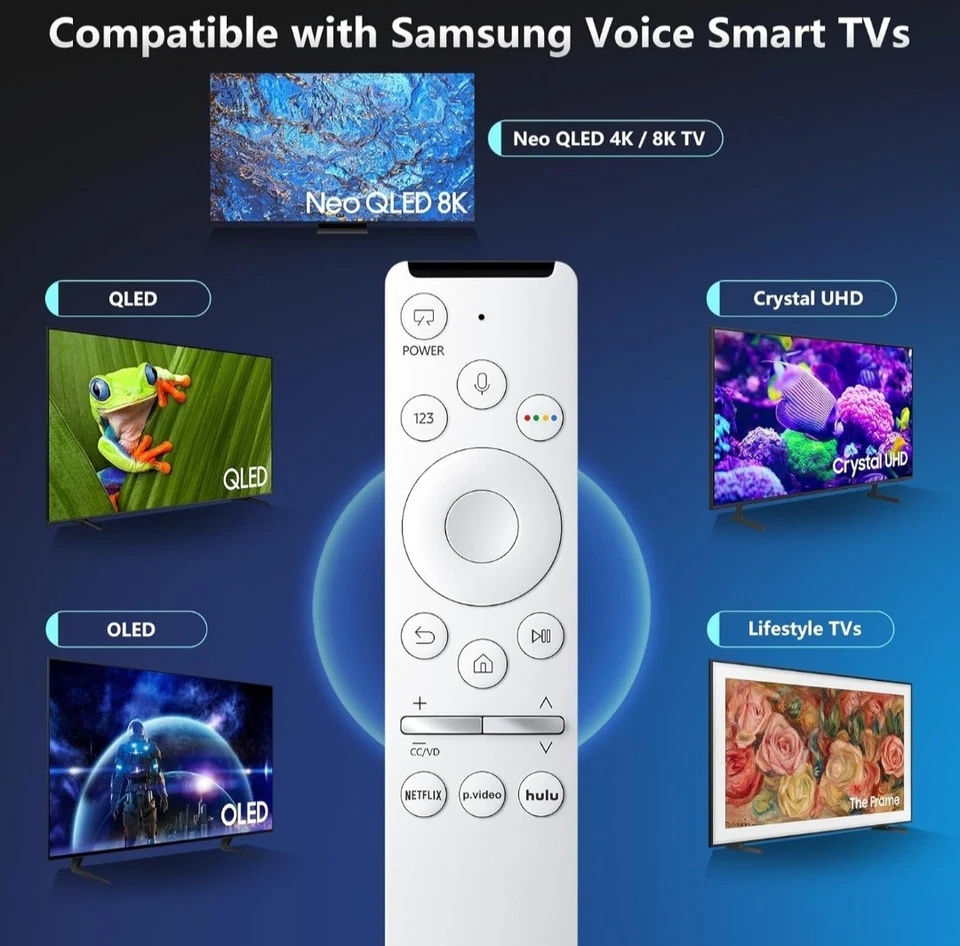 Voice Remote for Samsung-Smart-TV-Remote-Control-Replacement, - Image 4 of 4