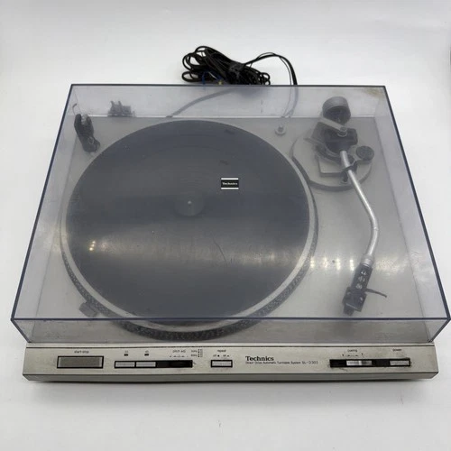 Technics SL-D303 Record Player Direct Drive Turntable Japan For parts as is