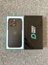 16 pro max256GB Natural titanium Black Royal Mail as courier Postage only