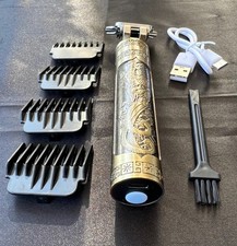 Vintage T9 Cordless Hair Clippers for Men Electric Beard Trimmer Set, 2 Pack