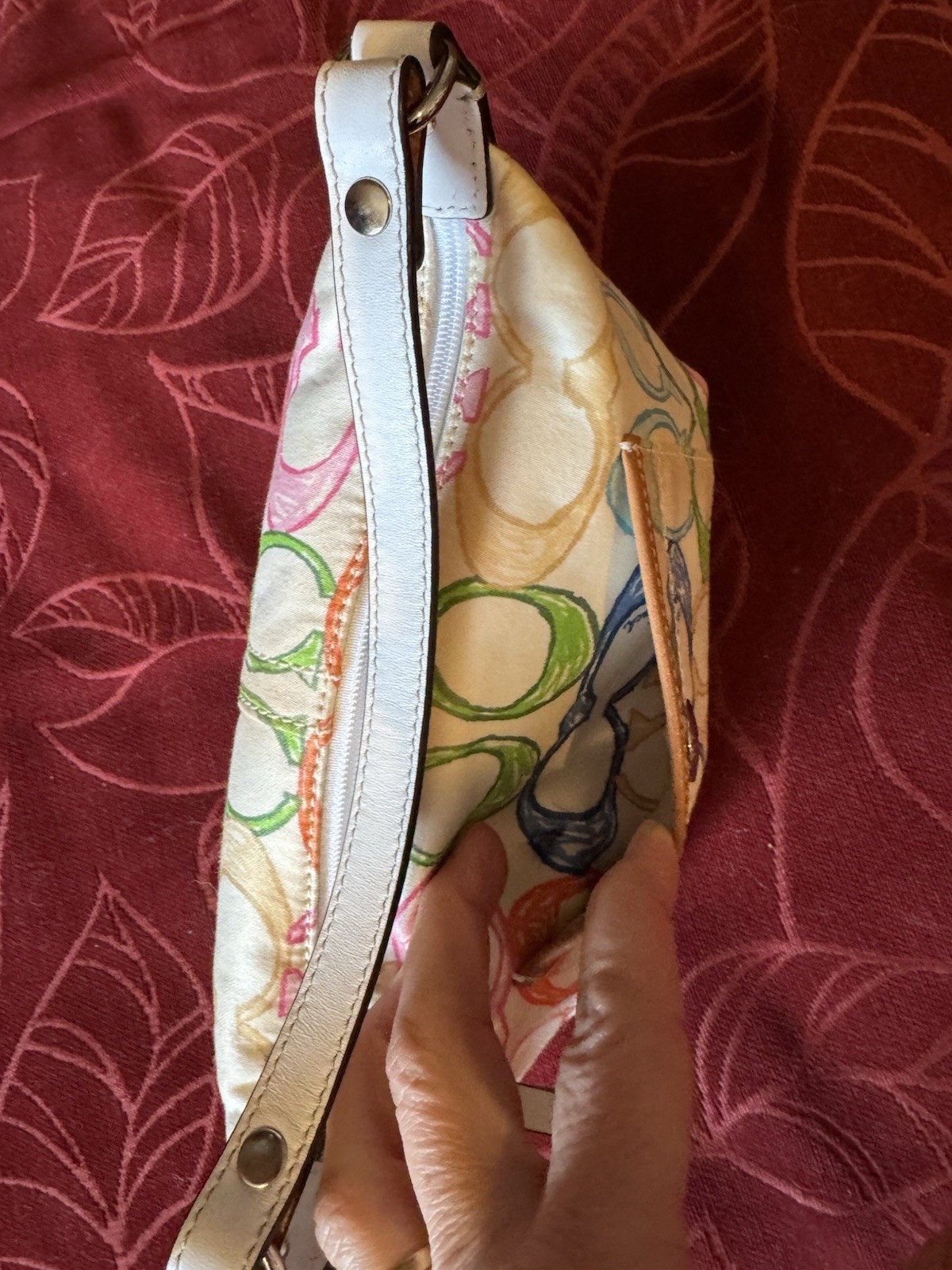 Coach Hampton Scribble Multicolored Mini Baguette… - image 6