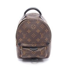 LOUIS VUITTON Palm Springs Mini Backpack Monogram PVC Leather Brown #RC1707