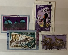 Briefmarken Nigeria Gestempelt Lot